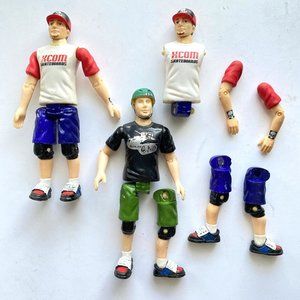 2008 Skateboarding Action Figure Lot Magnetic Feet - For PARTS AS IS